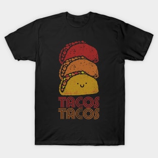 Tacos Tacos Vintage Taco Tuesday T-Shirt
